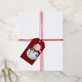 Etiqueta Para Presente Etiqueta de Presente de Natal Boneco de Neve