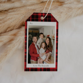 Etiqueta Para Presente Etiqueta de Presente de Natal Férias Rústicas Xadr