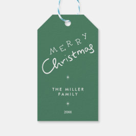 Etiqueta Para Presente Etiqueta de presente de Natal - Festivo