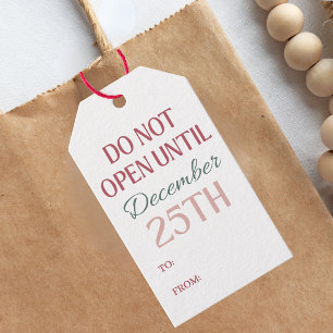 Etiqueta Para Presente Etiqueta de Presente de Natal Festivo Alegre