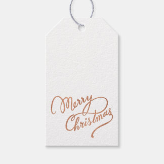 Etiqueta Para Presente Etiqueta de presente de Natal Merry Dourado