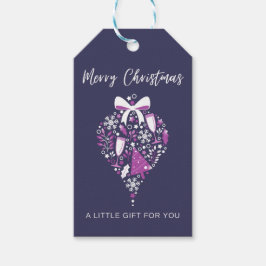 Etiqueta Para Presente Etiqueta de presente de Natal minimalista