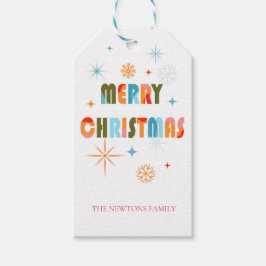 Etiqueta Para Presente Etiqueta de presente de NATAL MODERNO