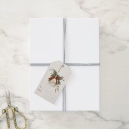 Etiqueta Para Presente Etiqueta de Presente de Natal Neutra Com Ornamenta