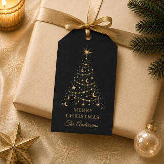 Etiqueta Para Presente Etiqueta de Presente de Natal Personalizada Celest