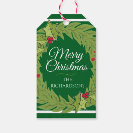 Etiqueta Para Presente Etiqueta de presente de Natal personalizada com co