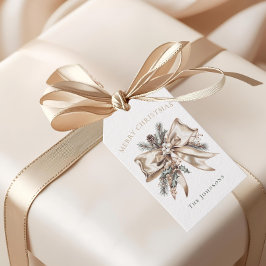 Etiqueta Para Presente Etiqueta de Presente de Natal Personalizada Elegan