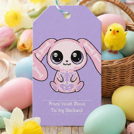 Etiqueta Para Presente Etiqueta de Presente de Páscoa Lavanda Goth Pastel