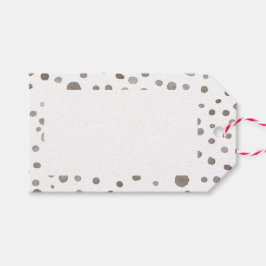 Etiqueta Para Presente Etiqueta de Presente de Pontos de Aquarela de Conf