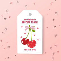 Etiqueta de presente de São Valentão especial cere