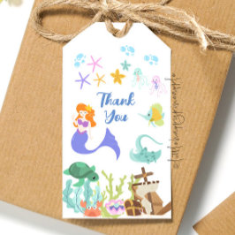 Etiqueta Para Presente Etiqueta de Presente de Sereia