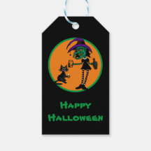 Etiqueta de Presente Divertida de Halloween