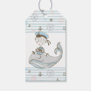 Etiqueta Para Presente Etiqueta de Presente do Capitão Pequeno Rapaz