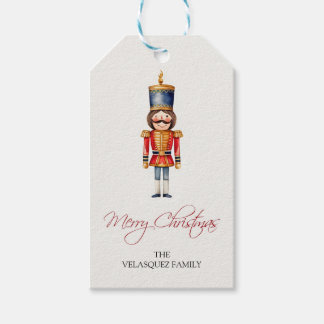 Etiqueta Para Presente Etiqueta de Presente do Soldado Noz de Natal