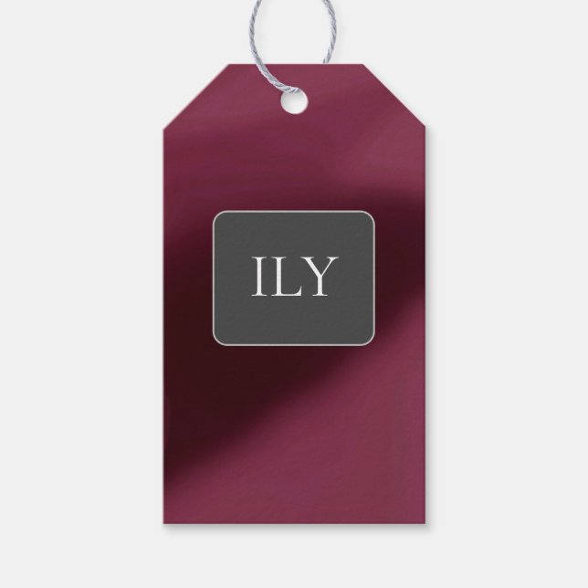 Etiqueta Para Presente Etiqueta de Presente "Eu Te Amo" (Frente)