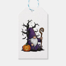 Etiqueta Para Presente Etiqueta de Presente Gnome de Halloween