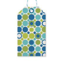 Etiqueta de Presente MCM da Bolha de limão e Aqua