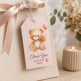 Etiqueta Para Presente Etiqueta de Presente Obrigado Ursinho - Personaliz