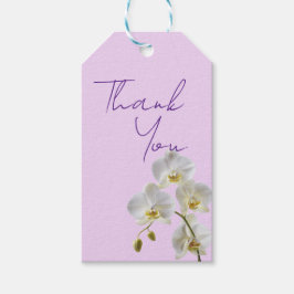 Etiqueta Para Presente Etiqueta de Presente Orquídea Pastel