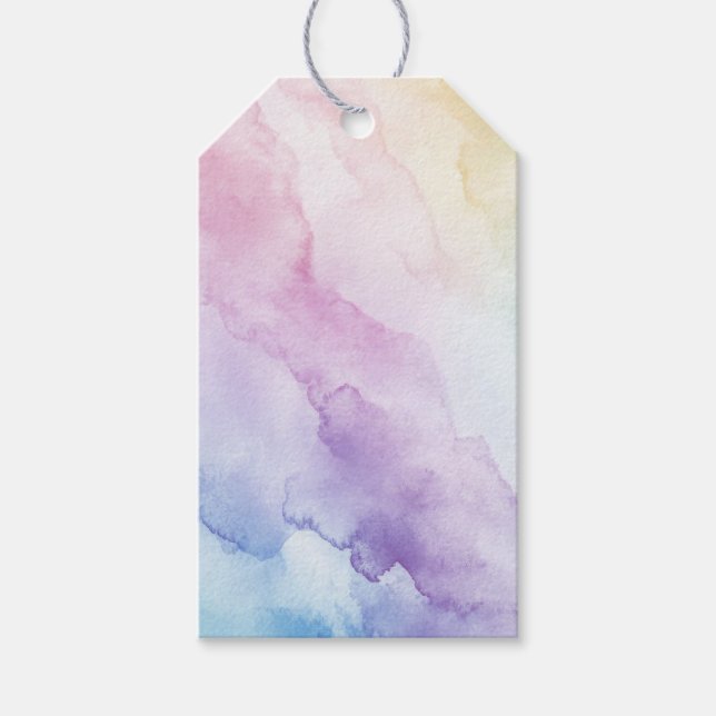 Etiqueta Para Presente Etiqueta de Presente Pastel Bliss (Frente)