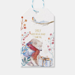 Etiqueta Para Presente Etiqueta de Presente Personalizada de Urso de Inve
