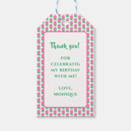 Etiqueta Para Presente Etiqueta de presente rosa rosa rosa rosa rosa rosa