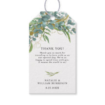 Etiqueta de Presente Russo Eucalyptus & Laurel