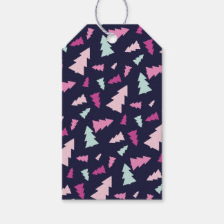 Etiqueta Para Presente Etiqueta do Presente da Floresta Festiva à Meia-No