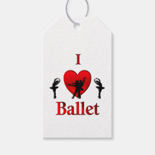 Etiqueta Para Presente Eu Adoro Ballet