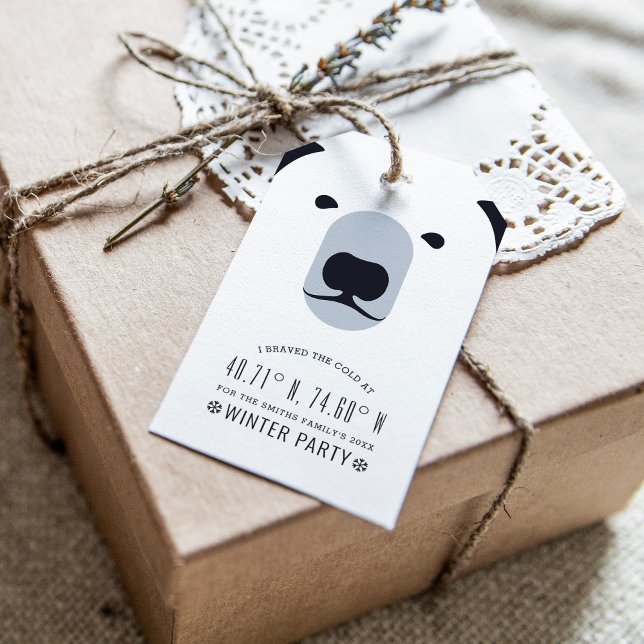 Etiqueta Para Presente Eu Bravei O Frio Para Festa! | Engraçado (Criador carregado)