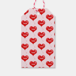 Etiqueta Para Presente Eu te amo - Etiqueta de presente romântica