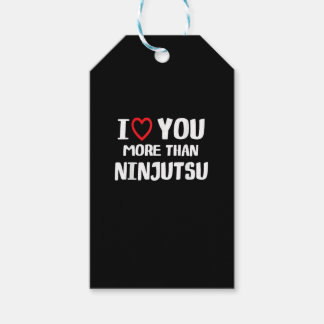 Etiqueta Para Presente Eu Te Amo Mais Do Que Ninjutsu Presente Divertido