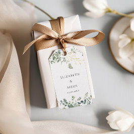 Etiqueta Para Presente Eucalyptus Wedding