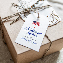Etiqueta Para Presente Evento ameaça patriótica | Bandeira Americana