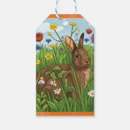 Etiqueta Para Presente Every Bunny Loves Flowers