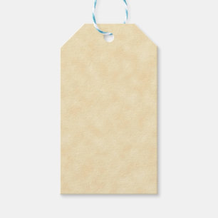 Etiqueta Para Presente Exame de Papel de Pergaminho Natural Antiguo