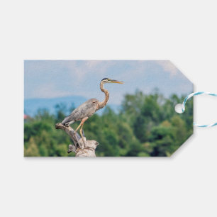 Etiqueta Para Presente Excelente Blue Heron