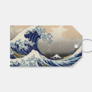 Etiqueta Para Presente Excelente Wave Kanagawa - Pintura Japonesa