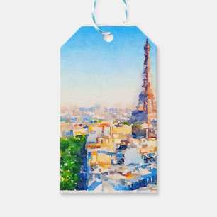 Etiqueta Para Presente Excursão Eiffel - Paris