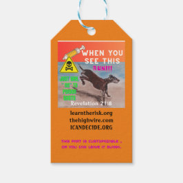 Etiqueta Para Presente Executar placa personalizável