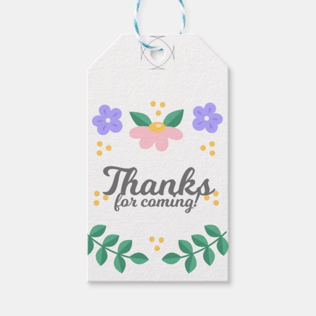 Etiqueta Para Presente Expresse sua gratidão com os agradecimentos person (Frente)