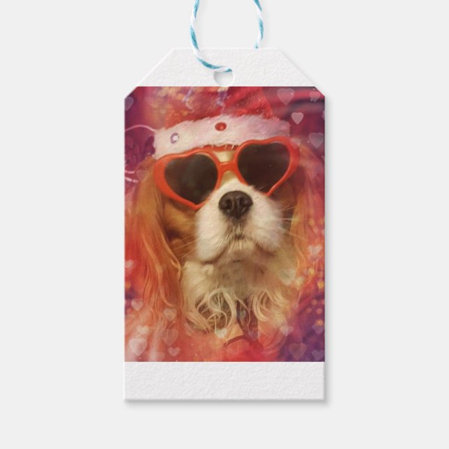 Etiqueta Para Presente Eye-Love-Cavalier (Frente)