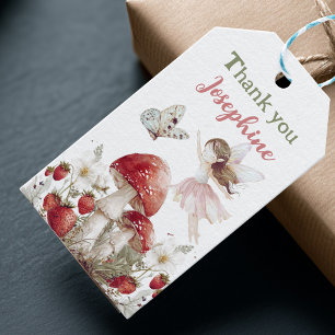 Etiqueta Para Presente fadas do jardim caprichosas menina aniversário