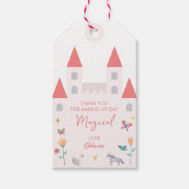 Etiqueta Para Presente Fairytale Castle Favor Tags