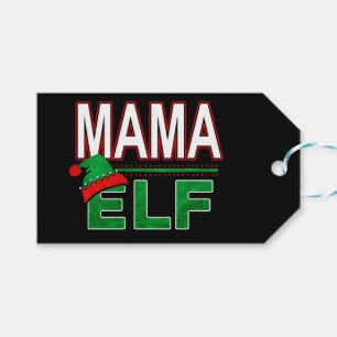 Etiqueta Para Presente Família Elf Feriado de Natal Mama Elf #TeamElf