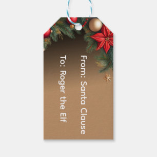 Etiqueta Para Presente Fancy Natal Personalizado