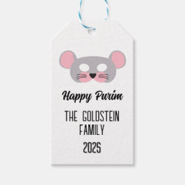 Etiqueta Para Presente fantasia de mascarada de máscara de rato