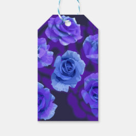 Etiqueta Para Presente Fantasia de namorados azul de rosa Mikitiez