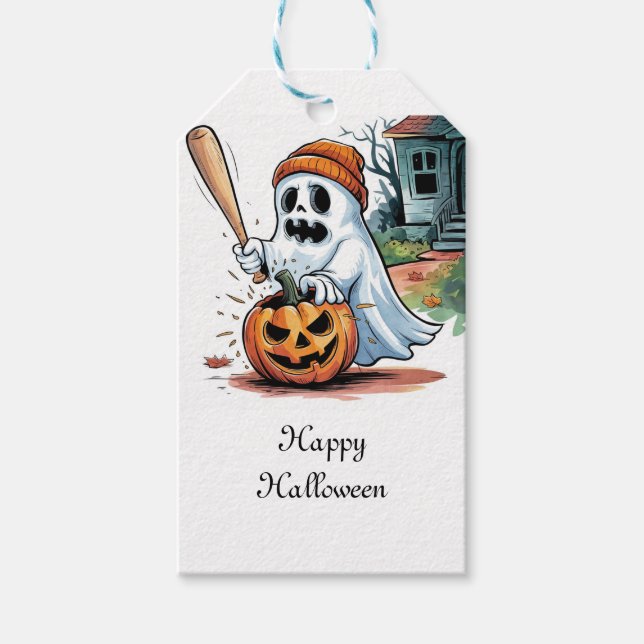 Etiqueta Para Presente Fantasma (Frente)