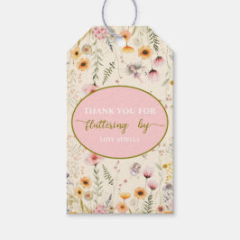 Etiqueta Para Presente Fantasy Fairy Wildflower Obrigado